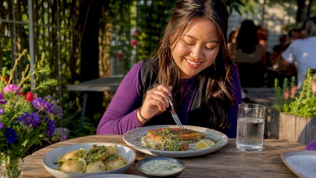 Manitoba local food dishes on rustic table