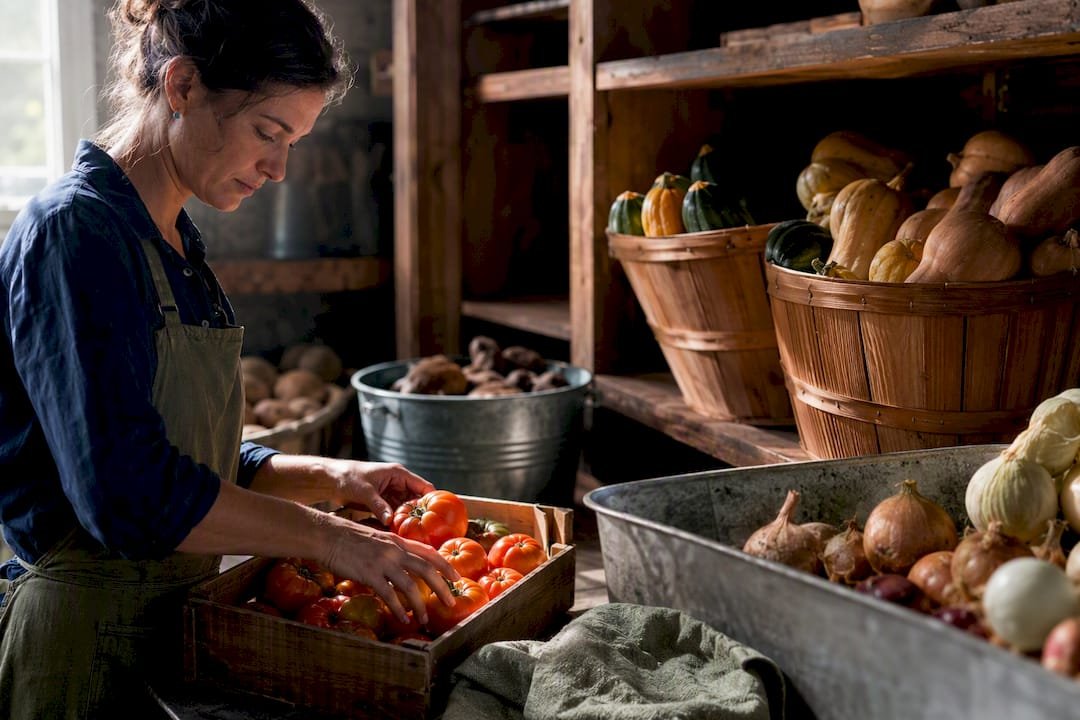 Seasonal produce and storage crops
